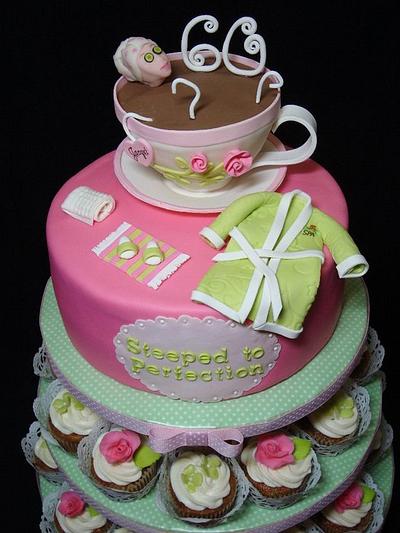 Steeped to Perfection - Cake by Toni (White Crafty Cakes)