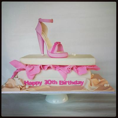Jimmy Choo High heel shoe  - Cake by The cake shop at highland reserve