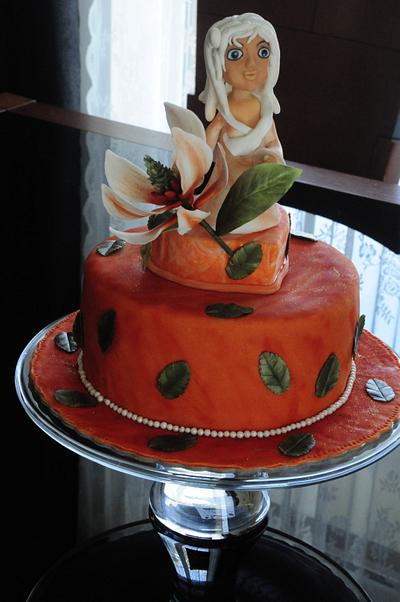 Flower Cake - Cake by The Bistro Cake Designer