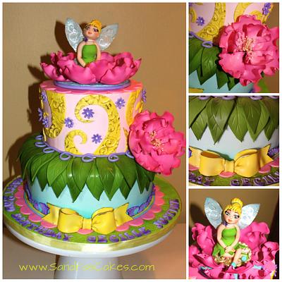 Tinkerbell Birthday  - Cake by Sandrascakes