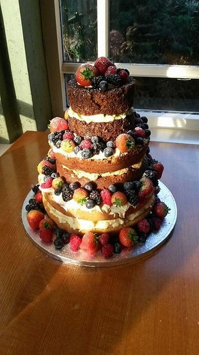 Naked Cake - Cake by PamG