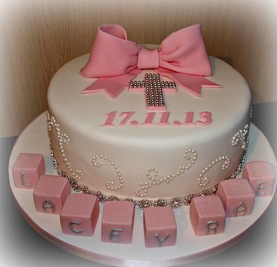 Christening cake - Cake by Deb-beesdelights