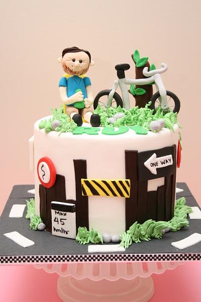 Bike cake - Cake by Sweet Cravings Toronto