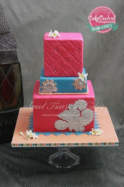 Bollywood Wedding Cake - Cake by Sweet Treasures (Ann)