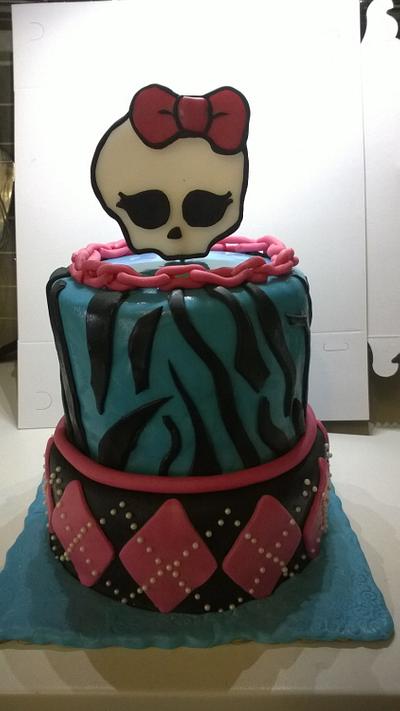 birthday cake monster high - Cake by evisdreamcakes