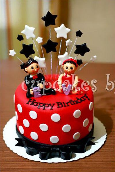 mickey mouse theme inspired cake - Cake by Vangie Evangelista