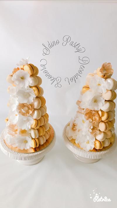 Macarons Tower  - Cake by Eleonora Sdino 