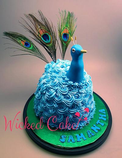 Peacock - Cake by Jelena