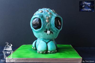 Nucnuc the baby monster  - Cake by Designer Cakes By Timilehin