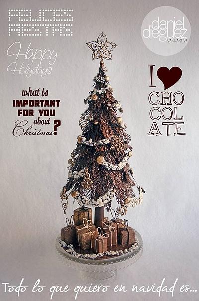  All I want for Christmas is… chocolate! - Cake by Daniel Diéguez
