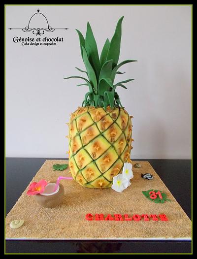 Pineapple cake - Cake by Génoise et chocolat