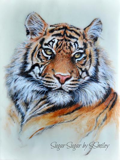 Bengal Tiger - Incredible India - Cake by Sandra Smiley