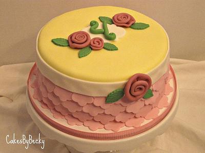 Tea Party Birthday Cake - Cake by Becky Pendergraft