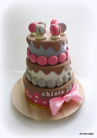 Macaron cake - Cake by marja