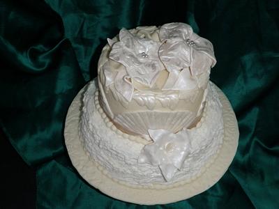 My 35th Wedding Anniversary Cake - Cake by June ("Clarky's Cakes")