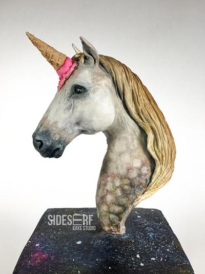 Unicorn Galaxy Cake - Cake by Natalie Sideserf