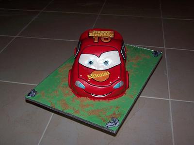 Lightning McQueen cake - Cake by The Custom Piece of Cake