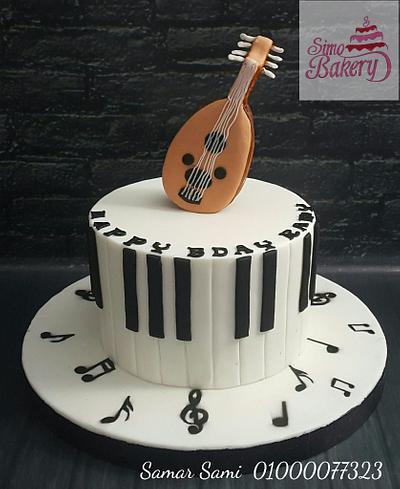 Piano and 3d lute cake - Cake by Simo Bakery