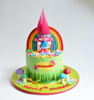 Poppy/ trolls cake - Cake by Cakes for mates
