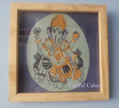 Ganesha - Cake by Sylvia Elba sugARTIST