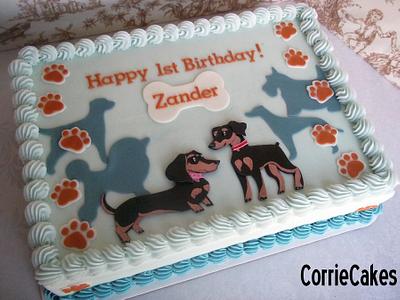1st b-day doggies - Cake by Corrie