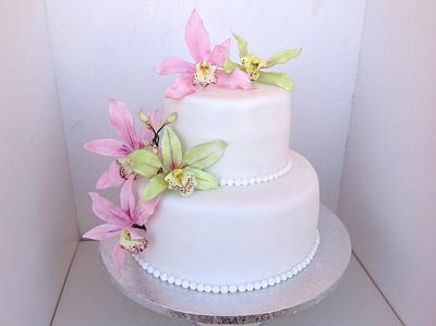 Orchid cake - Cake by Carbone Anna