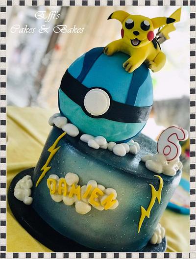 Pokemon Birthday Cake  - Cake by Effi's Cakes & Bakes 