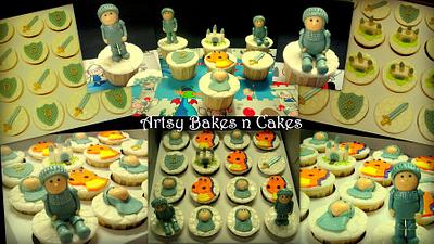 Knights, Castle & Dragon Celebration Cupcakes - Cake by Joelyn Wong