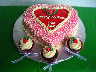 Valentines Cake - Cake by amie