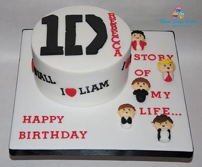 One Direction cake - Cake by Sylwia Sobiegraj The Cake Designer