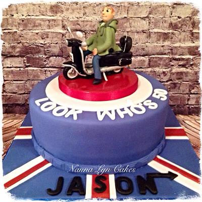 Lambretta scooter cake - Cake by Nanna Lyn Cakes