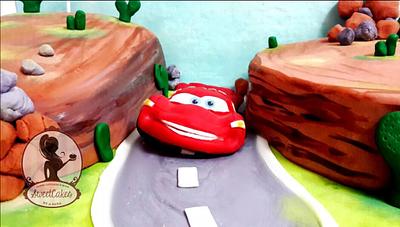 Cars Cake - Cake by Sweetcakes