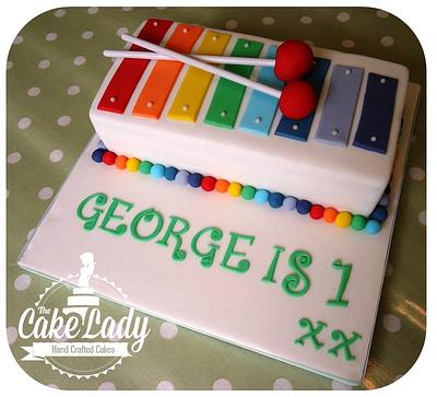 Xylophone 1st Birthday Cake - Cake by The Cake Lady