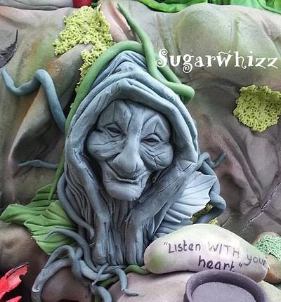Grandmother Willow - Up close and personal - Cake by Sugarwhizz