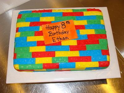 Ethan's Lego Cake - Cake by T. M. Evers