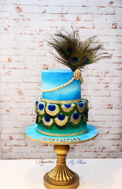 Peacock Cake !  - Cake by Signature Cake By Shweta