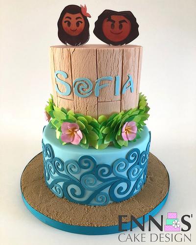 Moana Emoji - Cake by Irina - Ennas' Cake Design