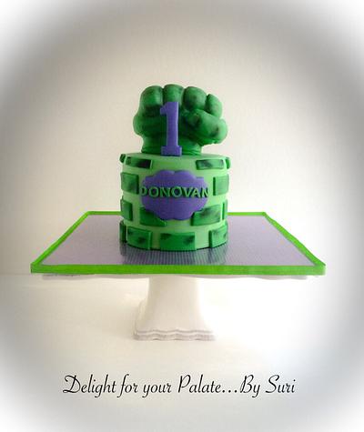 Hulk Cake !!!  - Cake by Delight for your Palate by Suri