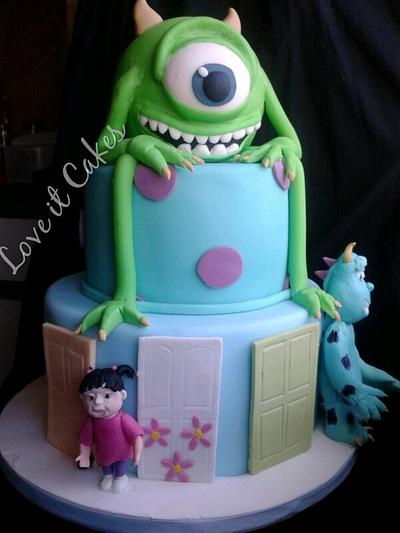 monsters inc.  - Cake by Love it cakes