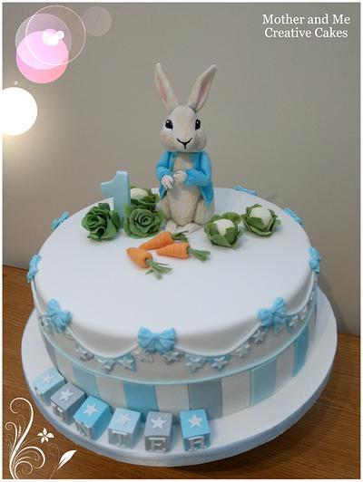 Peter Rabbit First Birthday  - Cake by Mother and Me Creative Cakes
