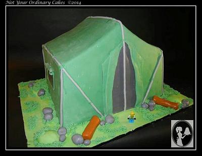 tent cake - Cake by Not Your Ordinary Cakes