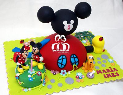 Mickey Mouse Clubhouse - Cake by Bolinhos Bons, Artisan Cake Design (by Joana Santos)