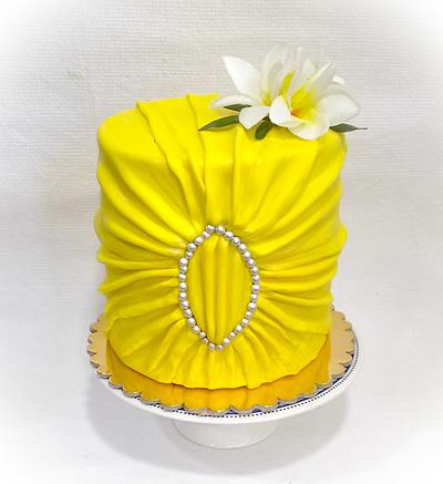 Ruched Fabric Effect - Cake by Anuja