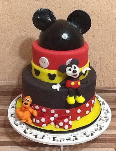 Mickey Mouse Cake - Cake by claudia borges