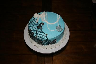 Shabby Chic Birthday Cake - Cake by Jen