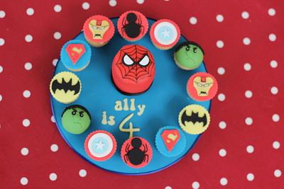 Superheroes! - Cake by TLC