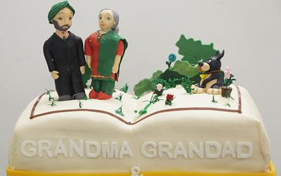 Grandparents #caked - Cake by Caked India