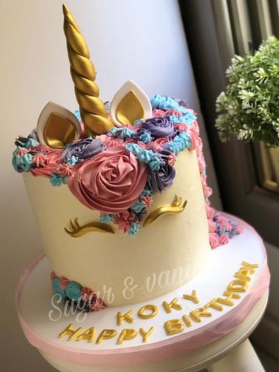 Unicorn cake - Cake by Doaa zaghloul 