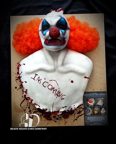 Killer Clown cake - Cake by Blackvelvetlee
