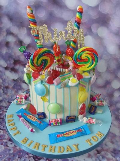 Sweetie overload cake. - Cake by Karen's Cakes And Bakes.
